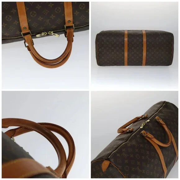 LOUIS VUITTON Monogram Keepall 60 Boston Bag M41422 LV Auth 109934 - Picture 16 of 16